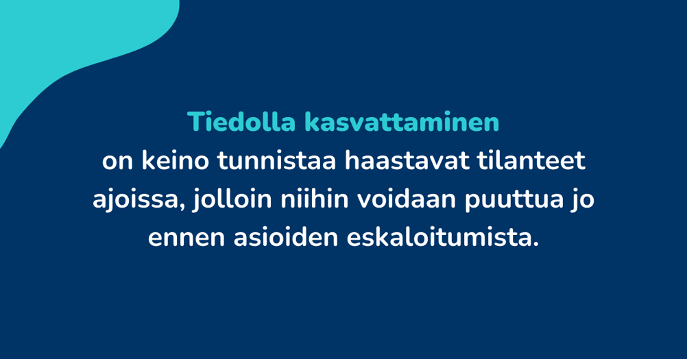 Mitä on tiedolla kasvattaminen